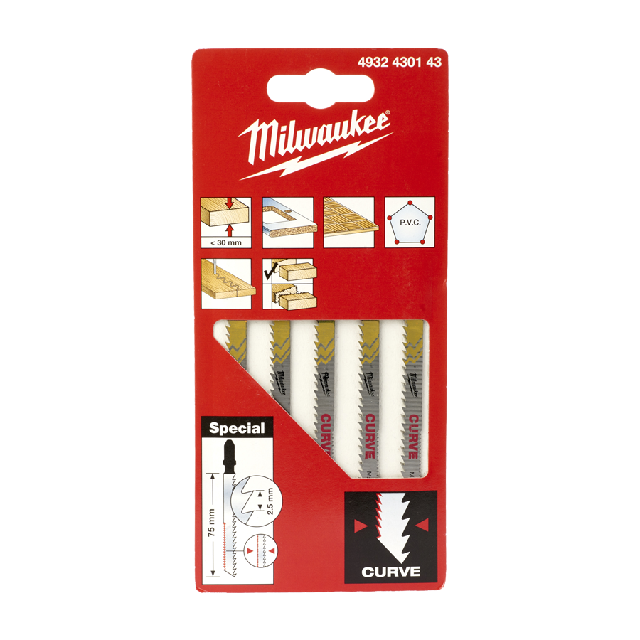 List ubodne pile CURVE 5u1 Milwaukee 1 List ubodne pile CURVE 5/1 Milwaukee