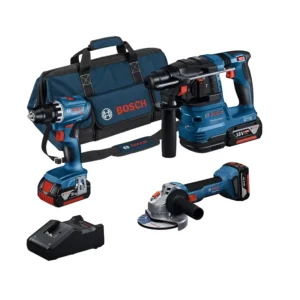 SET GSR 18V-45+GBH 18V-22+GWS 18V-8+3x4.0 Ah+GAL 18V-40
