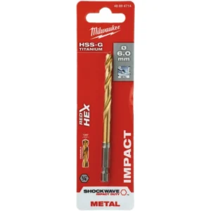BORER RED HEX HSS-TIN 6.0 mm MILWAUKEE 48894714
