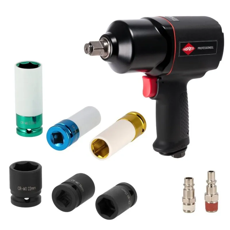 050217095 PIŠTOLJ UDARNI PNEUMATSKI 1/2" SET AIRPRESS