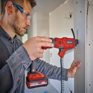 SPREMNIK ZA TRAKE S VIJCIMA ZA SUHU GRADNJU EINHELL